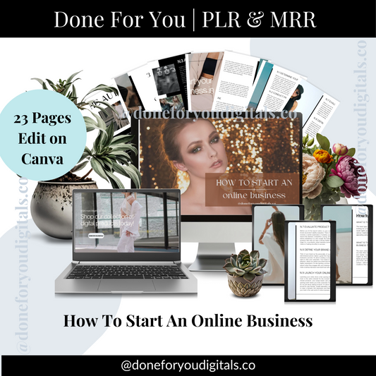 How To Start An Online Business - E-book Guide
