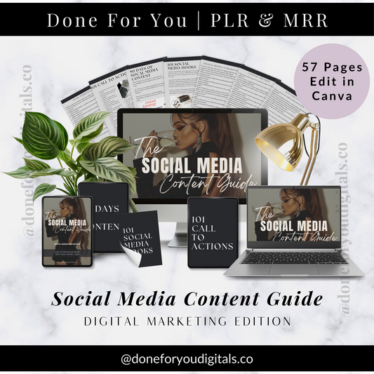 Social Media Content Guide - Digital Marketing Edition